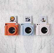 インスタントカメラ instax(TM) チェキ スクエアセット《Chalk White》